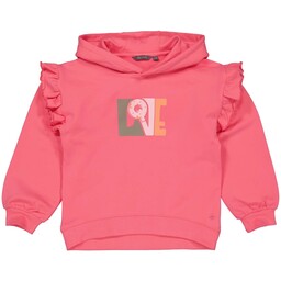 Trui hoodie  Xenna (pink rose)