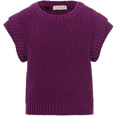 Gebreide spencer (purple)