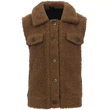 Gilet teddy (brown)