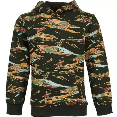 Trui hoodie Four (dark green)