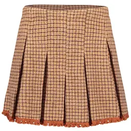 Broek-rokje/skort wol (pink)