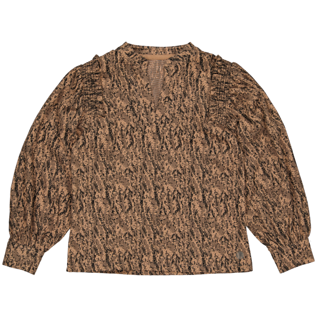 Blouse Filou (aop brown dust flakes)