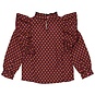 Quapi Blouse Alexia (aop lime green retro)