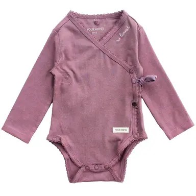 Overslag rompertje Solid | Nala (lavender)