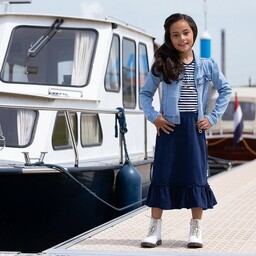 Lange rok (space blue)