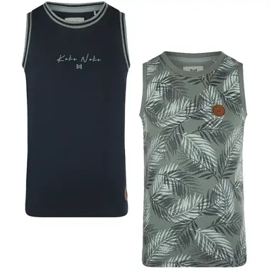 Set 2 tanktops (dusty green)