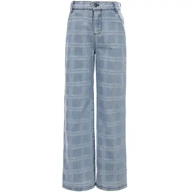 Spijkerbroek (check denim)