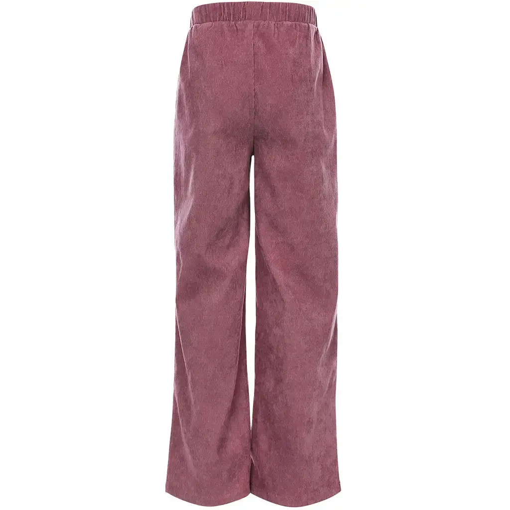 Broek corduroy wide (mauve blush)