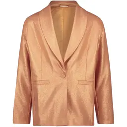 Blazer metallic crepe (brique)