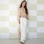 Nono Broek Sayla met riem (snow white)