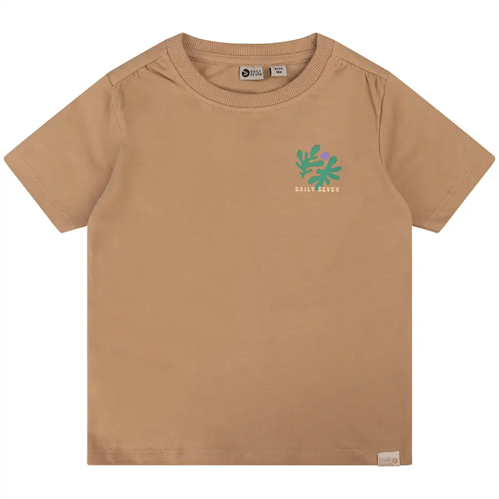 Daily7-collectie T-shirt Ibiza organic (camel sand)