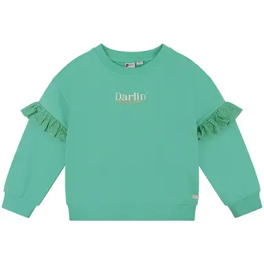 Trui oversized organic (green sea)