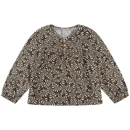 Blouse Flower (camel sand)
