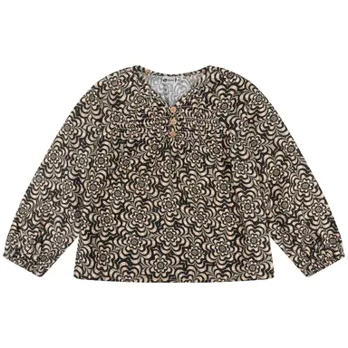 Blouse Flower (camel sand)