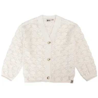 Gebreid vest (off white)