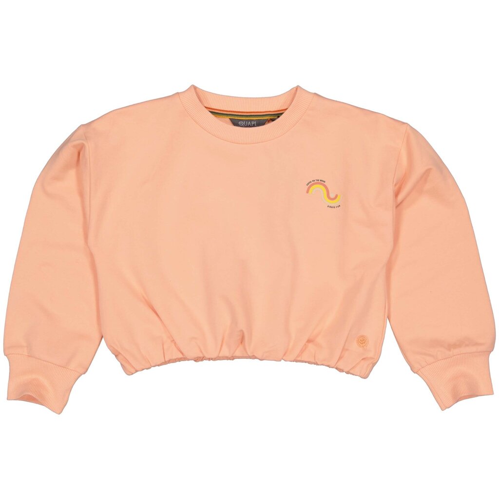 Trui cropped Bernice (salmon)