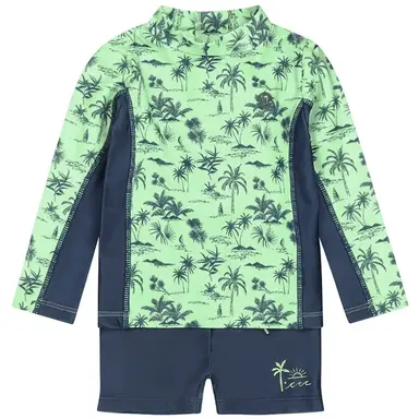 Tweedelig UV zwempakje Jungle (bright green)