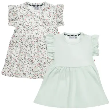 Twee jurkjes Smile (white)