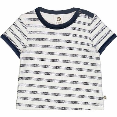 T-shirtje (balsam cream/night blue)