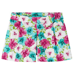 Korte broek satin (fuchsia)