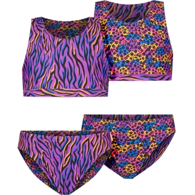 Bikini Miami Beach REVERSIBLE  (funky zebra)