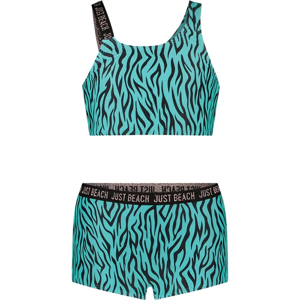 Bikini Waikiki Bay (turquoise zebra)