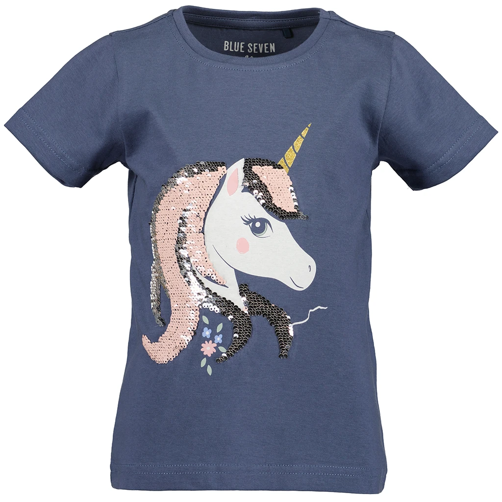 Blue Seven-collectie T-shirt Unicorn (jeansblue orig)