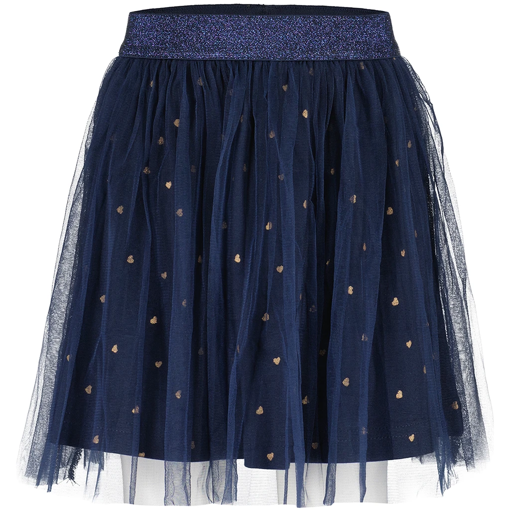 Blue Seven-collectie Rokje tule Hearts (night blue orig)