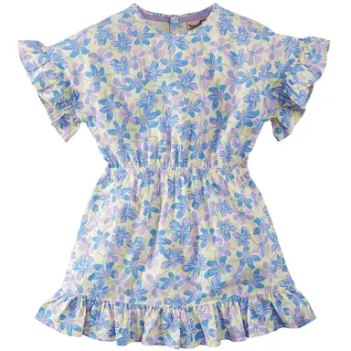 Jurk Pearl (cloud cream/aop)