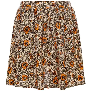 Rokje (orange floral)