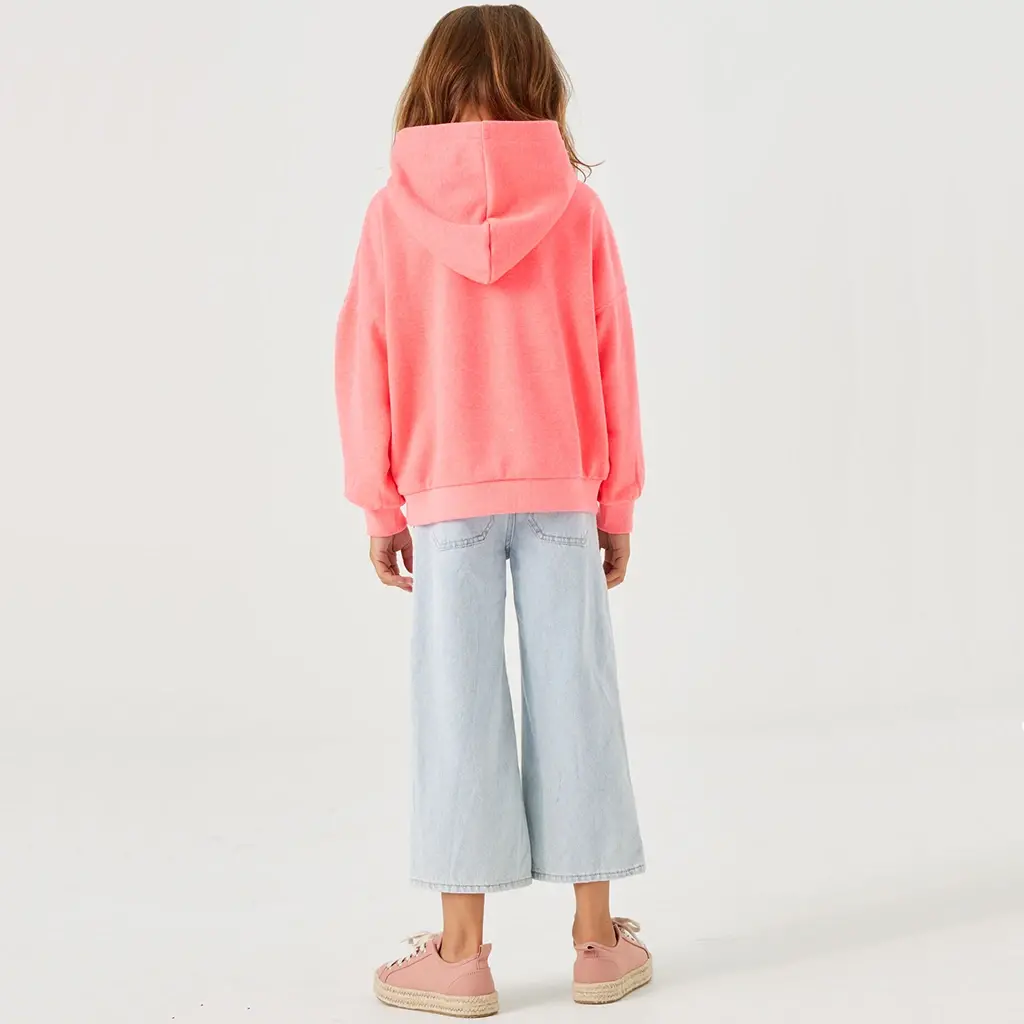 Trui hoodie (shocking pink)