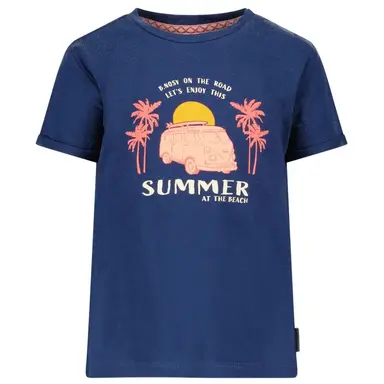 T-shirtje B. Blush (lake blue)
