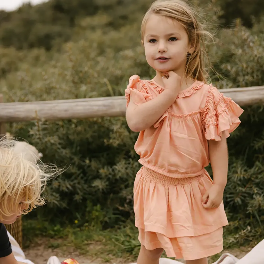 Rokje Molly (aop yellow flower)