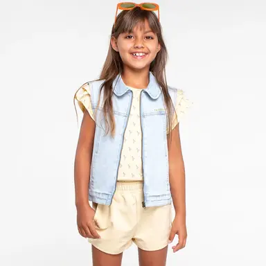 Spijker gilet (extra light blue)