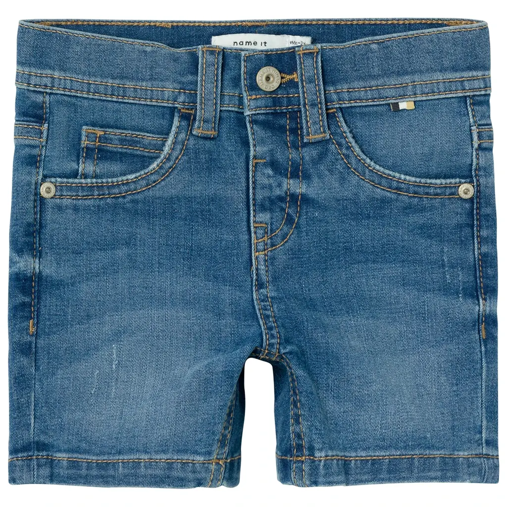 Kort jeans broekje SLIM FIT Silas (medium blue denim)
