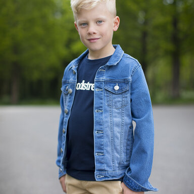 Spijkerjas stretch jeans (light used)