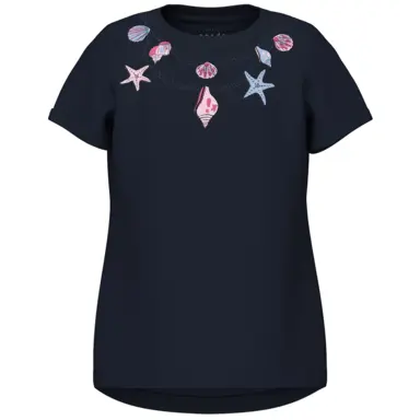 T-shirt Vix (dark sapphire necklace)