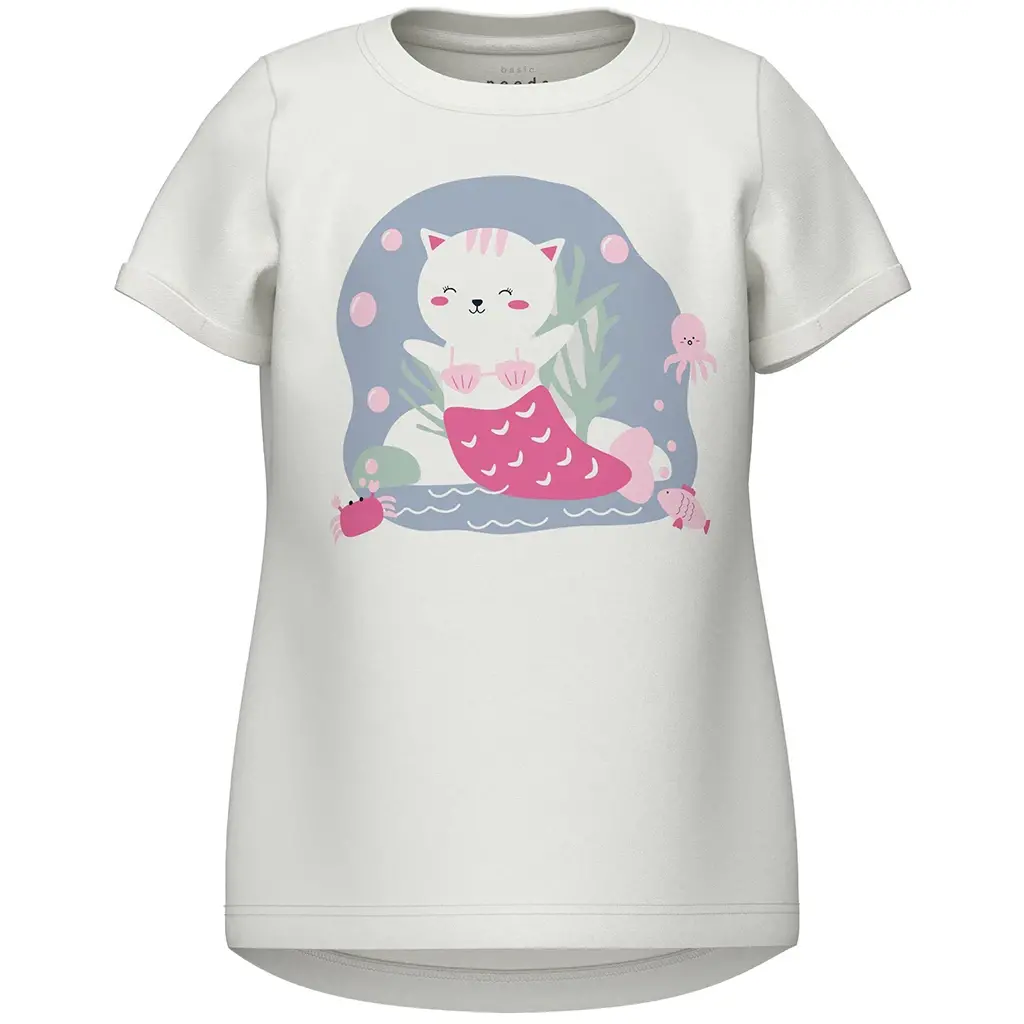 T-shirt Vix (bright white mermaid)