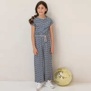 Jumpsuit fancy jersey (panter ikat)