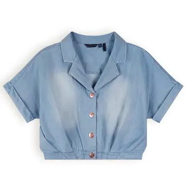 Spijkerblouse Tara cropped (denim)