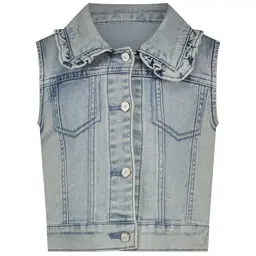 Spijker gilet Angeles (classic light denim)