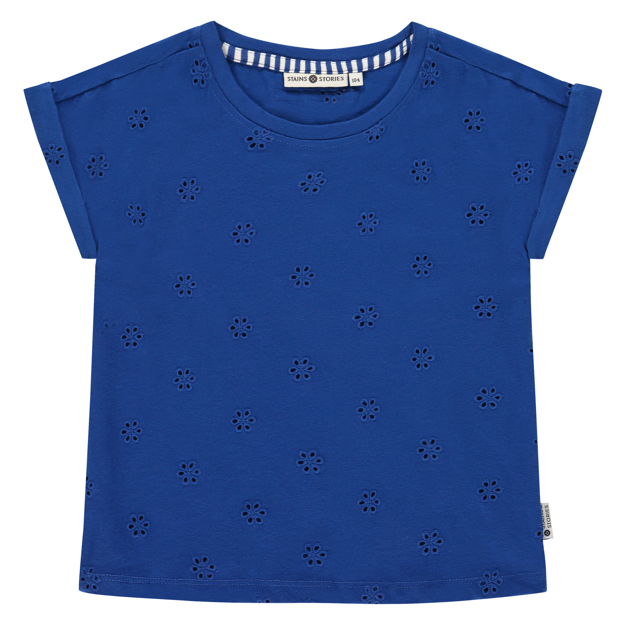 Stains & Stories-collectie T-shirt (cobalt)