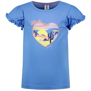 T-shirt B. Poetic (soft blue)