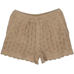 Kort gebreid broekje Klaar (taupe)