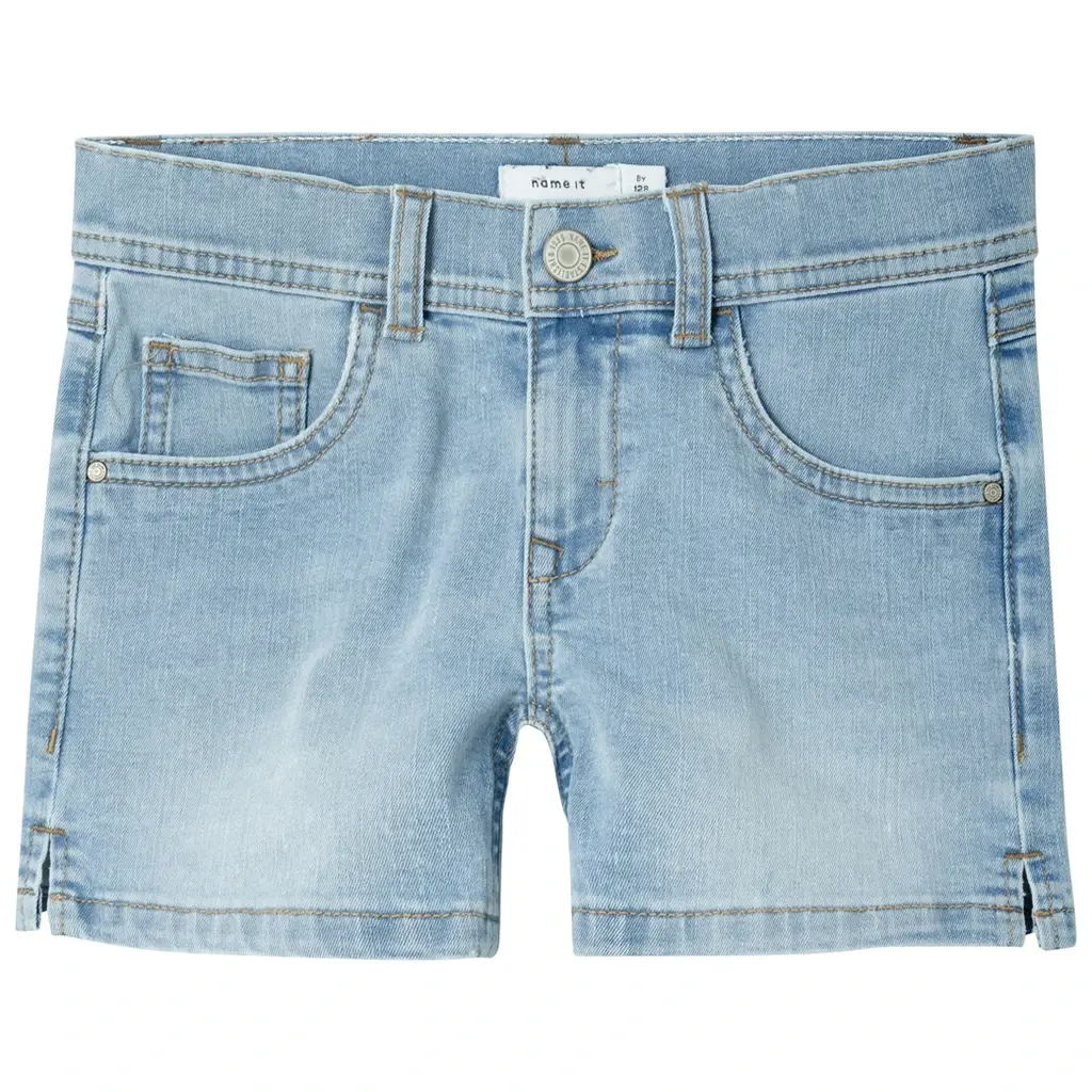 Korte spijkerbroek SLIM FIT Salli (light blue denim)