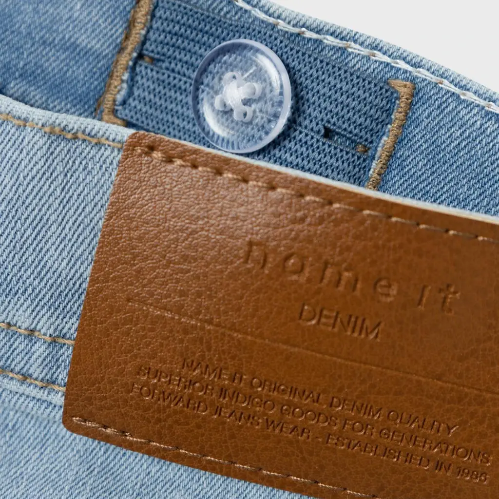 Korte spijkerbroek SLIM FIT Salli (light blue denim)