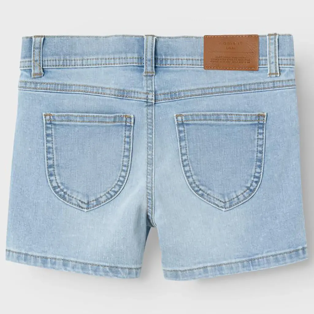Korte spijkerbroek SLIM FIT Salli (light blue denim)