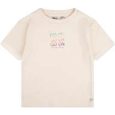 T-shirt Go On organic (sandshell)