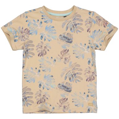 T-shirt Benico (aop sand leaves)