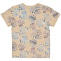 Quapi T-shirt Benico (aop sand leaves)